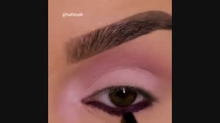 آموزش سایه چشم زدن