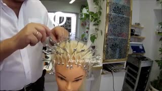 آموزش مدل مو دخترانه لانه زنبوری- مومیس مرجع و مشاور مو