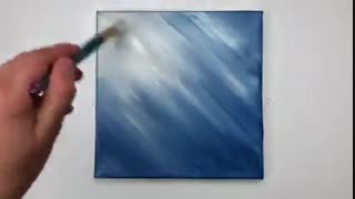 نقاشی جنگل در شب