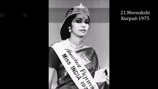 Miss India Winners since 1947 to now