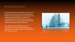 Structural Engineer Courses