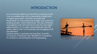 HND Quantity Surveying