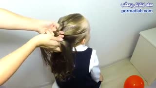 makeup-132 - آموزش سه مدل موی جمع شده و شینیون کودکانه با بافت برجسته و یک طرفه