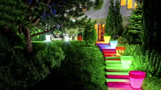 ایده های زیبا برای نورپردازی حیاط و باغ (Beautiful Ideas for Outdoor Lighting)
