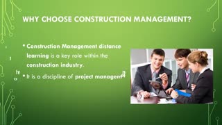 construction management distance learning