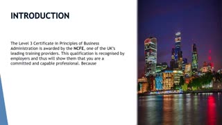 Principles of Business Level 3