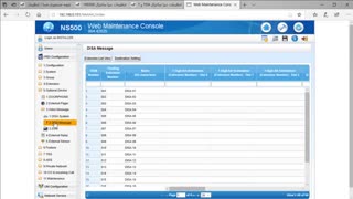 تغییر پیغام منشی تلفنی در سانترال NS500 در صورت اشغال بودن داخلی ها