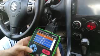 تعریف کلید خودروی سوزوکی ویتارا 2400 با دستگاه عیب یاب SPD240