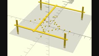 انیمیشن حرکت سه بعدی با openscad