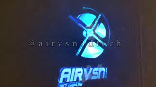 تبلیغات لوکس با نمایشگر های سه بعدی ایرویژن.