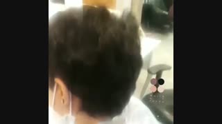 فیلم آموزش رنگ موی بیسکوییتی