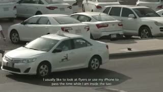 نمونه موفق دیجیتال ساینیج تبلیغاتی داخل تاکسی