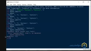 آموزش رایگان پایتون قسمت 44 | متود های set در پایتون