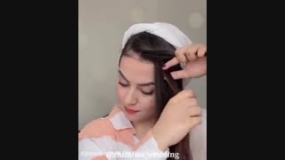 آموزش بافت چتری مو_خیلی خوشگل و ساده