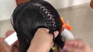 آموزش مدل مو دخترانه بافت مو زیگزاگ- مومیس مرجع و مشاور مو