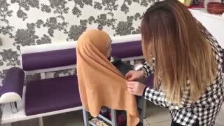 آموزش مدل شال بستن- مومیس مرجع و مشاور مو