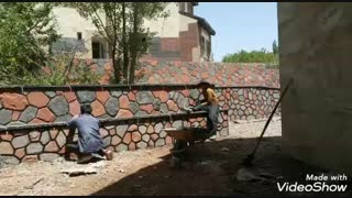 اجرای سنگ لاشه اجرای سنگ مالون مهارت ماست بااستادکاران ماهر و حرفه ای 09124026545