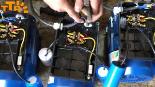 مراحل وصل کردن دینام دستگاه سیمانکاری