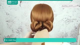 شینیون مو در سبک اروپایی مناسب تولد