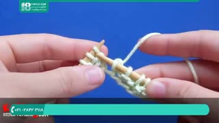 بافتنی مبتدی - بافت به صورت کوک زنبور عسل