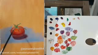 آموزش رنگ و روغن (اجرای زنده)