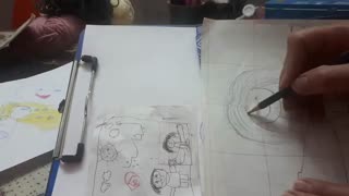 تبدیل  نقاشی کودک به عروسک مرحله2