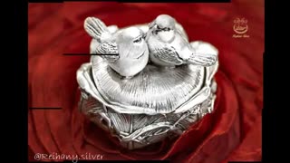 مجسمه و صورتک نقره، شکلات خوری نقره، ظروف نقره و کریستال، نقره ریحانی