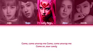 اهنگ جدید بلک پینک و لیدی گاگا sour candy به همراه لیریک lyric