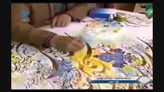 اجرای زنده خوشنویسی استاد هاشم طلائیان