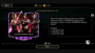 Assassin Skarlet Pack In Mortal Kombat Mobile