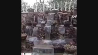 ساخت آبنما آبشار برکه تخصص ماست مناسب برای طراحی محوطه سازی باغ ویلا خواهد بود 09124026545