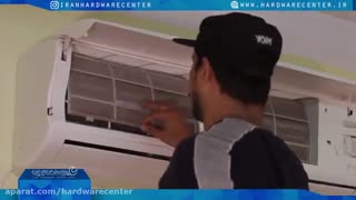 فیلم آموزش شستشوی کولر گازی