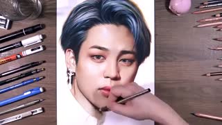 drawing bts: Jimin
