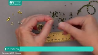 آموزش ساخت دستبند دایره ای کریستالی