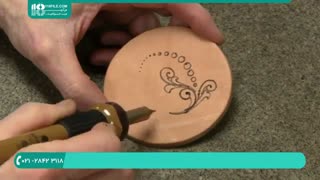 آموزش طراحی روی کیف چرم