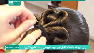 آموزش بافت مو دخترانه مدل دم اسبی