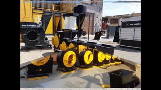 فن سانتریفیوژ بدون صدا و لرزش با رنگ استاتیک طرح جدید-شیراز09121865671