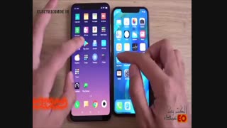 مقایسه سرعت Xiaomi Mi8 vs iPhone X
