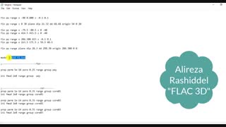 مدلسازی سد خاکی در نرم افزار FLAC 3D (فلک سه بعدی، پایان ساخت و ابگیری))