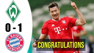 خلاصه بازی بایرن مونیخ 1 - وردبرمن 0 از هفته 32 بوندسلیگا آلمان