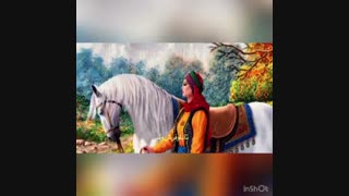 تابلو فرش چاپی طرح فرانسوی