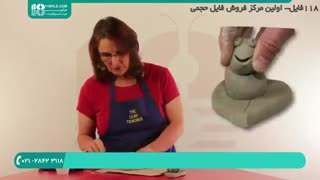 آموزش مجسمه سازی - ساختن مجسمه کفشدوزک