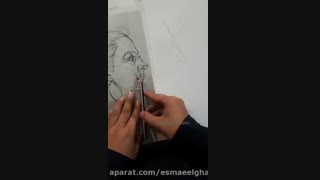 آموزش طراحی چهره  با مداد