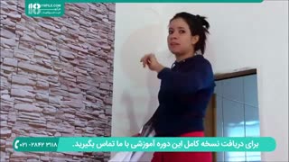نحوه نصب دیوارپوش طرح آجرنما با چسب