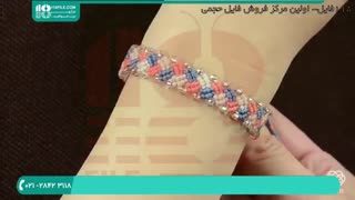 آموزش ساخت دستبند مکرومه