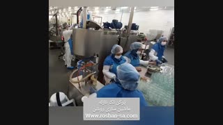 پر کن تک نازله- خط تولید حلوا شکری- ماشین سازی روشن- 09123389187