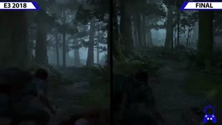 ویدیوی مقایسه گرافیک بازی The Last of Us Part 2 قبل و بعد از انتشار بازی