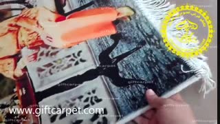 فرش مشتری خارجی (سفارش چاپ عکس روی فرش 09191123638)