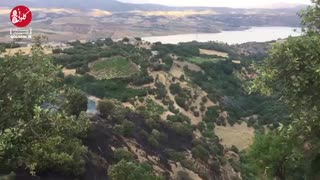 آتش‌سوزی در منطقه پایین دست سردشت