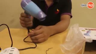 آنباکسینگ سشوار مسافرتی نووآ مدل N-662